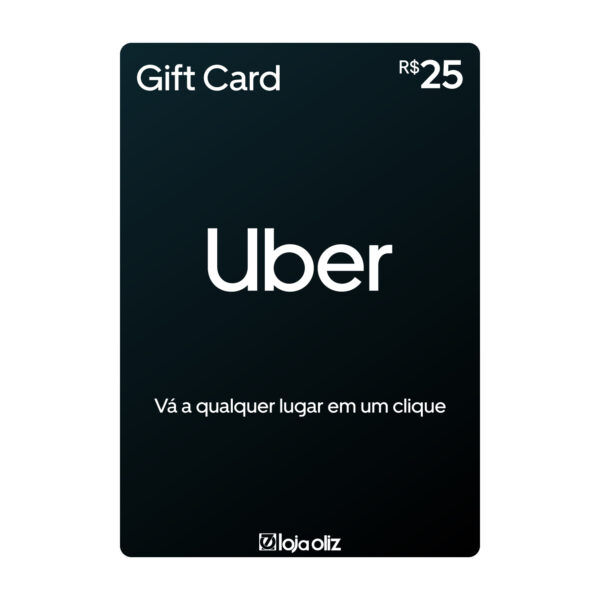 Gift Card Uber R$25